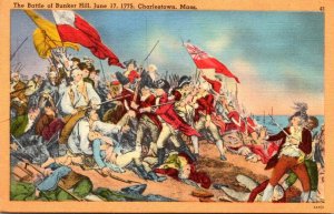 History The Battle Of Bunker Hill Charlestown Massachusetts 17 June 1775