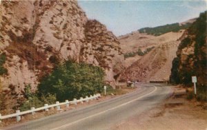 California Santa Barbara Gaviota Pass 1950s Frye & Smith Postcard 22-6500