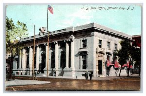 Post Office Building Atlantic City New Jersey NJ 1908 DB Postcard D20