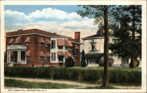 Bridgeton New Jersey NJ City Hospital Vintage Postcard