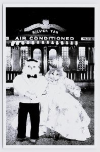 AFTER THE PROM Anthropomorphic DRESSED CATS Terry Deroy Gruber 4x6 Postcard
