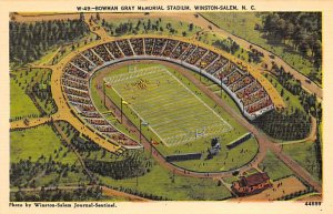 Bowman Gray Memorial Stadium Winston-Salem, NC, USA Football Stadium Unused 