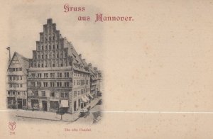 Gruss Aus Hannover Die Alte Canzlei German Old Rare Postcard