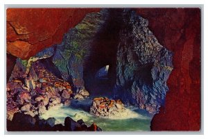 Vintage Postcard OR Sea Lion Cave Oregon Coast Florence Oregon 