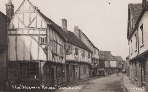 Weavers House Sandwich Kent Real Photo Postcard