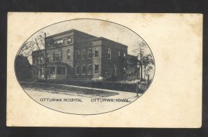 OTTUMWA IOWA OTTUMWA HOSPITAL VINTAGE POSTCARD 1906