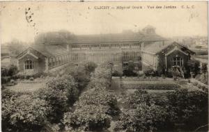 CPA CLICHY - Hopital Gouin - Vue des Jardins (581337)