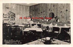 SD, Spearfish, South Dakota, RPPC, Hotel Coffee Shop Interior, TH Studios Photo