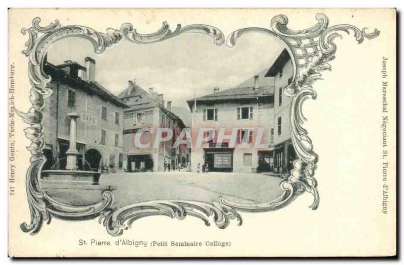 Old Postcard St Pierre d Albigny Small College Seminar