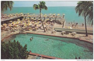 Swimming Pool,  The Crown Hotel,  Miami Beach,  Florida,    40-60s