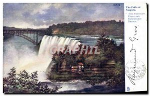 Old Postcard The Falls of Niagara