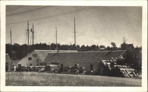 Southport Maine ME Classic Cars Coca Cola Sign Real Photo Vintage Postcard