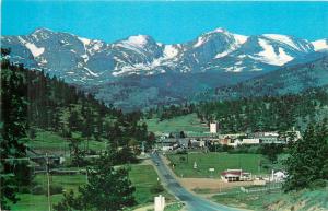 Estes Park near Eastern entrance to Rocky Mountain to Rocky Mountain