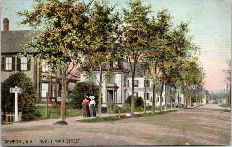 Newport New Hampshire~Victorian Ladies on North Main Street @ Belknap Avenue~'07 