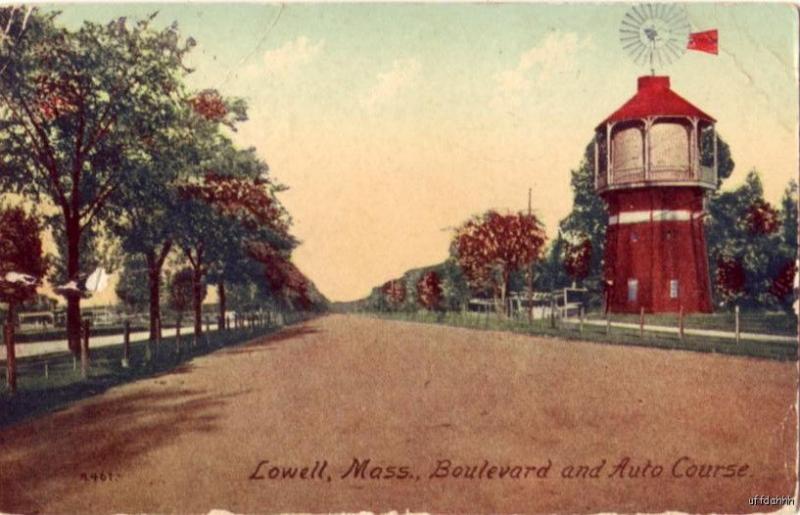 BOULEVARD AND AUTO COURSE LOWELL, MA 1912