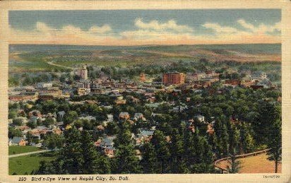 Bird's-Eye View of Rapid City - South Dakota