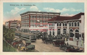 FL, Saint Petersburg, Florida, Central Avenue, Trolley, EC Kropp No 11900