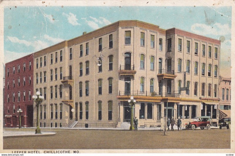 CHILLICOTHE, Missouri, PU-1925; Leeper Hotel