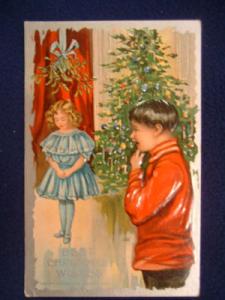 Mistletoe Delight ! - postcard