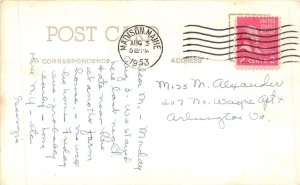 Madison Maine 1953 RPPC Real Photo Postcard Luce's Lodge