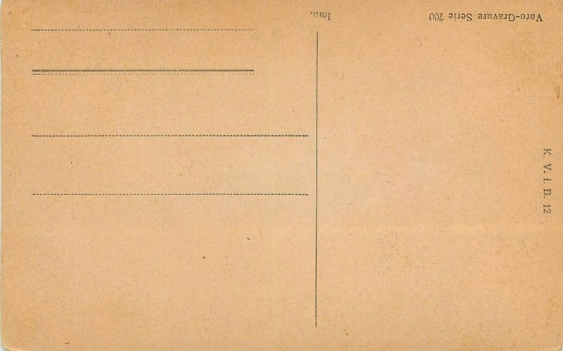 Sailing vessel photo gravure early postcard