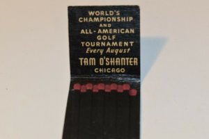 Tam O'Shanter Golf Chicago 20 Strike Matchbook