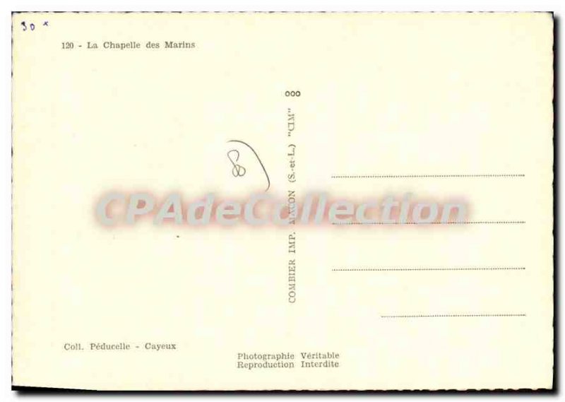Modern Postcard Cayeux sur Mer (Somme) La Chapelle des Marins