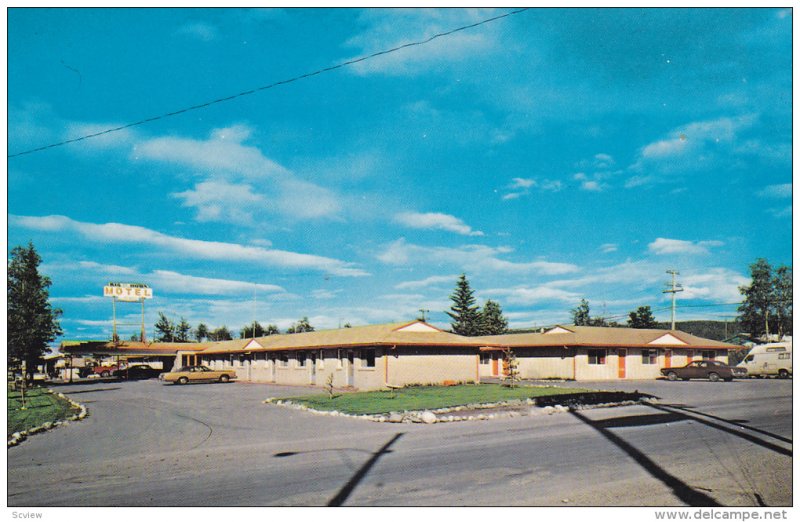 Bighorn Motel, Hinton, Alberta, Canada, 40-60s