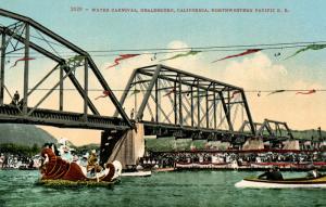 CA - Healdsburg. Water Carnival, Northwestern Pacific Railroad