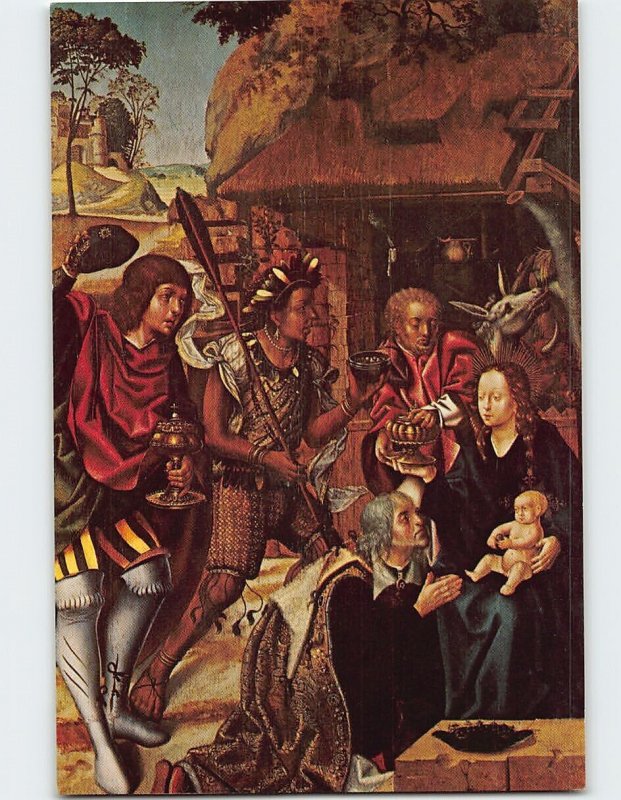 Postcard Adoration Of The Magi, Museo De Grão Vasco, Viseu, Portugal