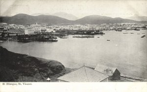 cape verde, St. VINCENT, El Albergue (1910s) Postcard