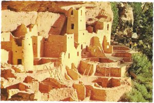 Cliff Palace Cliff Dwelling in Mesa Verde National Park Colorado 4 by 6