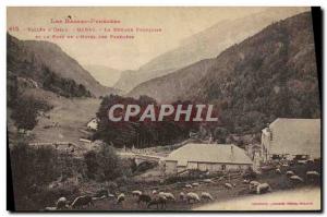 Postcard Old Customs Customs Vallee d & # 39Ossau Gabas The French customs an...