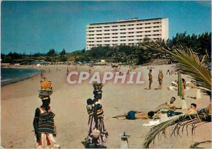 Modern Postcard Republic of Senegal N Gor Gor Beach N the Palace Hotel Aeriens