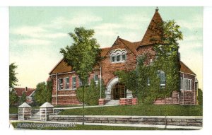 NY - Jamestown. Prendergast Free Library ca 1907  (corner missing)