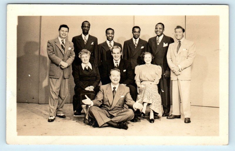 RPPC HOLLYWOOD, CA California  RED SKELTON &GANG & David Rose 1949 Postcard