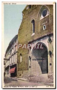 Postcard Old Porch Gailac I St. Peter Church