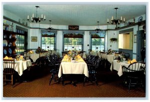 Blue Coat Inn Dining Room Interior Dover Delaware DE Unposted Vintage Postcard 