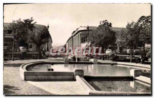 Postcard Modern Pau Place Clemenceau and the Palais des Pyrenees