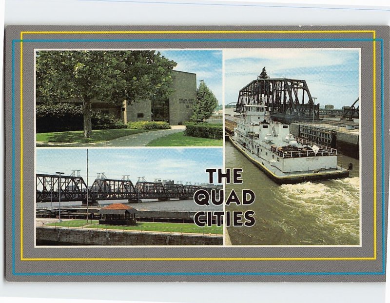 Postcard The Quad Cities