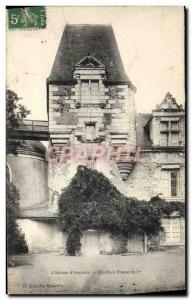 Old Postcard Chateau D & # 39Ancennis Pavilion Francois 1er