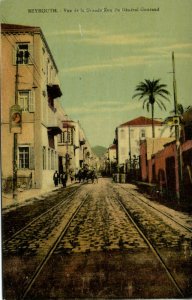 lebanon, BEIRUT BEYROUTH بيروت, Grand Rue Général Gourand (1920s) Postcard