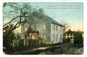 MA - Beverly. First Sunday School in America  (pinhole)