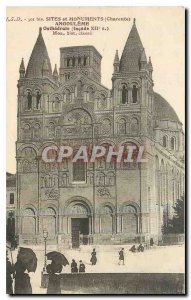 Old Postcard Sites and Monuments Charente Angouleme Cathedral