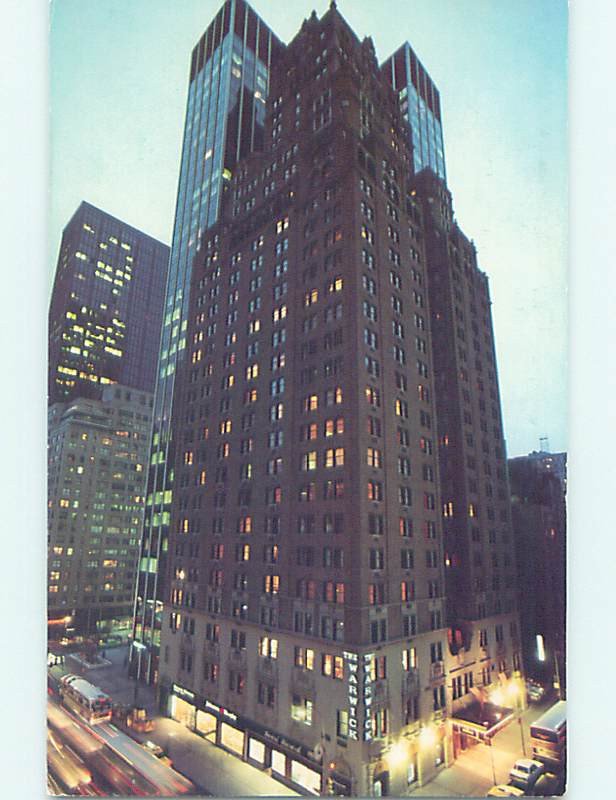 Pre-1980 WARWICK HOTEL New York City NY AE1400