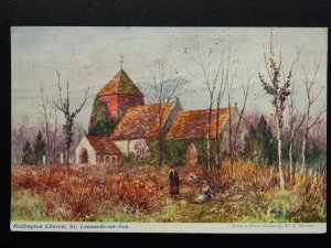 Sussex HOLLINGTON St. Leonards on Sea Church in the Wood c1905 Postcard