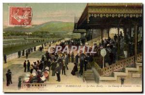 Old Postcard Horse Riding Equestrian Park Borely Marseille The Racetrack