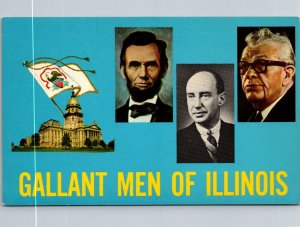 Gallant Men of Illinois Postcard PC130