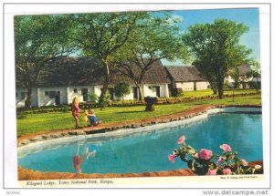 Kilaguni Lodge, Tsavo National Park, Girls Playing With A Doll, Kenya, Africa...