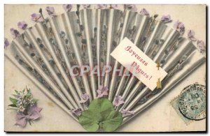 Old Postcard Fantasy Easter Fan